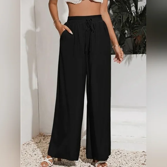 Palazzo flowy pants - Picture 2 of 8